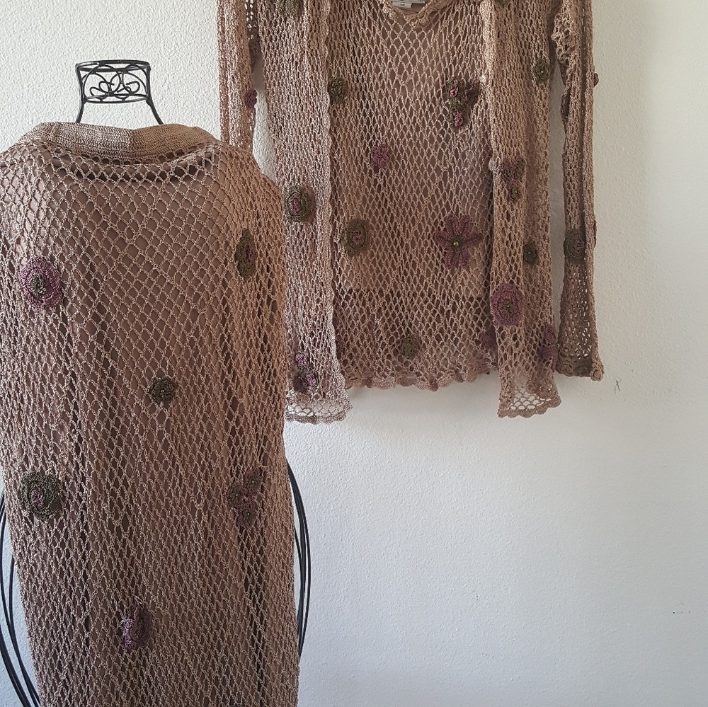 kroshetta by papillon 3 pcs knit skirt set